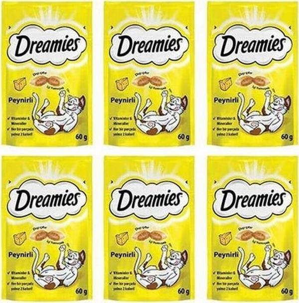 Dreamies Peynirli Kedi Ödülü 6x60 Gr - Image 1
