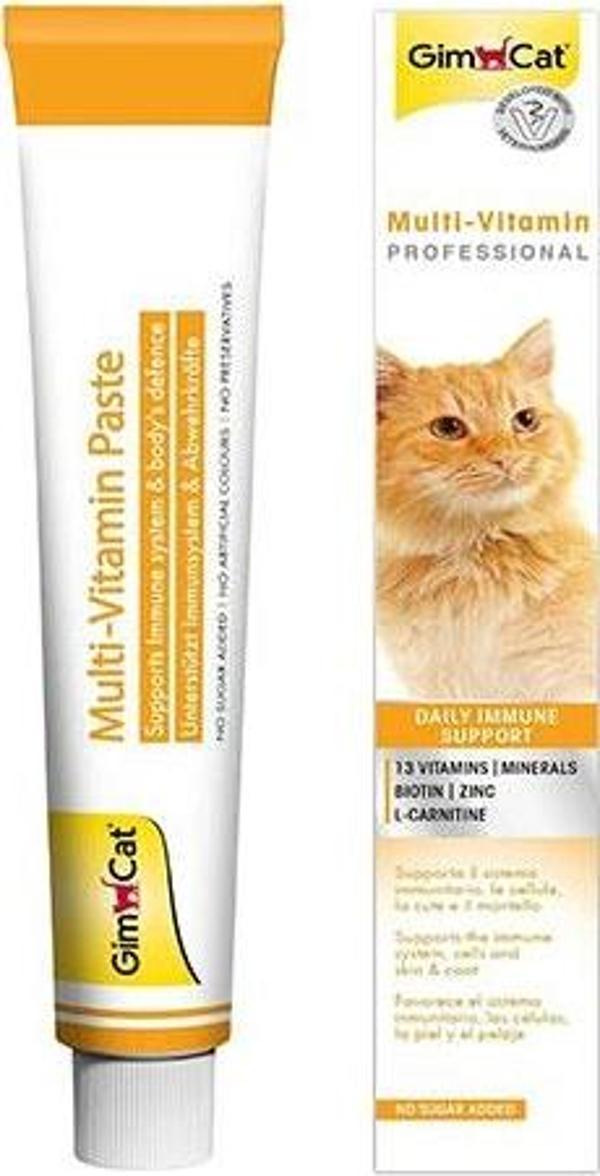 GimCat Multi Vitamin Kedi Macunu 2 Adet 100 Gr - Image 1