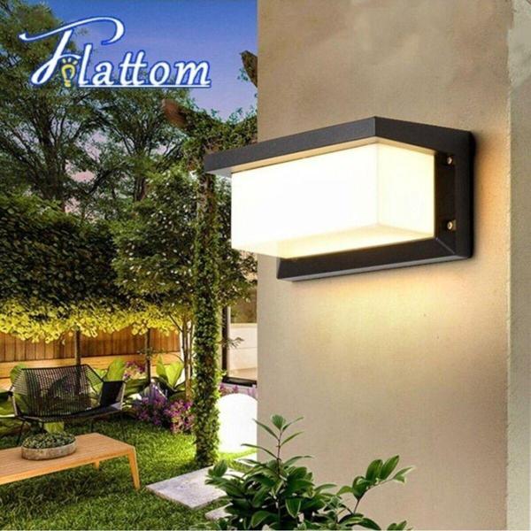 Full Reyon 3000K Günışığı 18 Watt Bahçe Duvar Apliği, Villa Dış Cephe Aplik, Kapı Giriş Aplik, Modern Led Aplik - Image 1