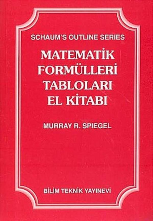Matematik Formülleri Tabloları El Kitabı - Bilim Teknik Yayınevi - Image 1