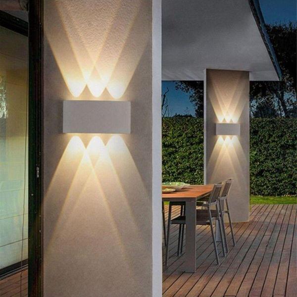 Full Reyon 10 Watt, Gün Işığı Led Armatür, Modern Işık Desenli Aplik, Haiti Desen Armatür, İç Dış Mekan Aplik - Image 1