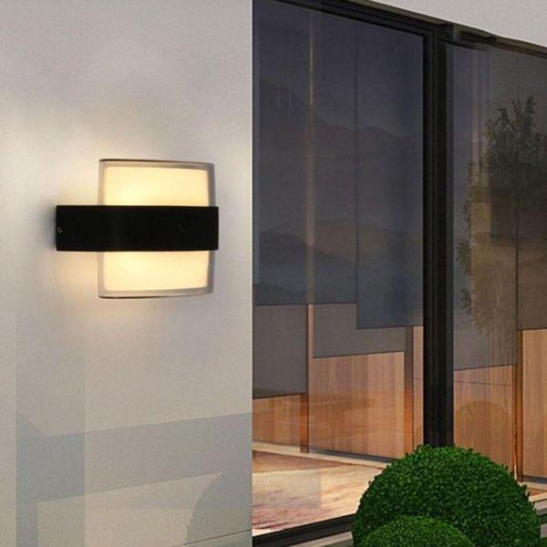 Full Reyon 12 Watt Gün Işığı Ledli Dış Mekan, Balkon, Bahçe, Duvar, Teras, Kamelya, Veranda Apliği, Led Armatür - Image 1