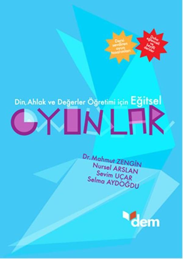 Din Ahlak ve Değerler Öğretimi İçin Eğitsel Oyunlar - Dem Yayınları - Image 1