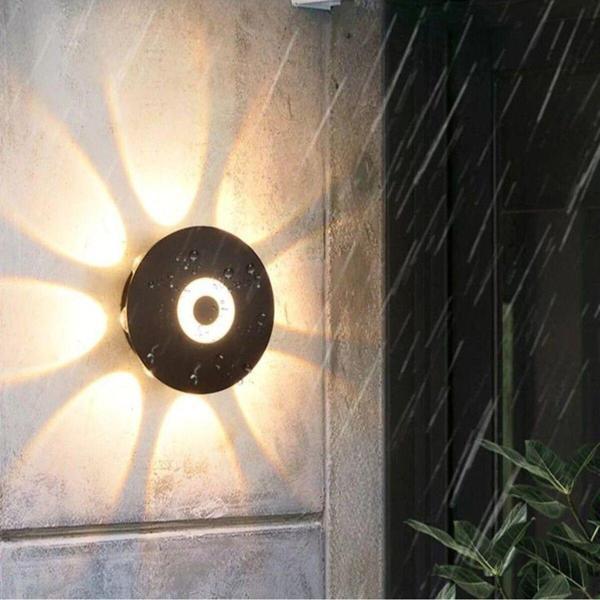 Full Reyon Dekoratif Işık Desenli 7 Watt Led Armatür 3000K Gün Işığı İç Ve Dış Mekan Modern Ve Şık Led Aplik - Image 1