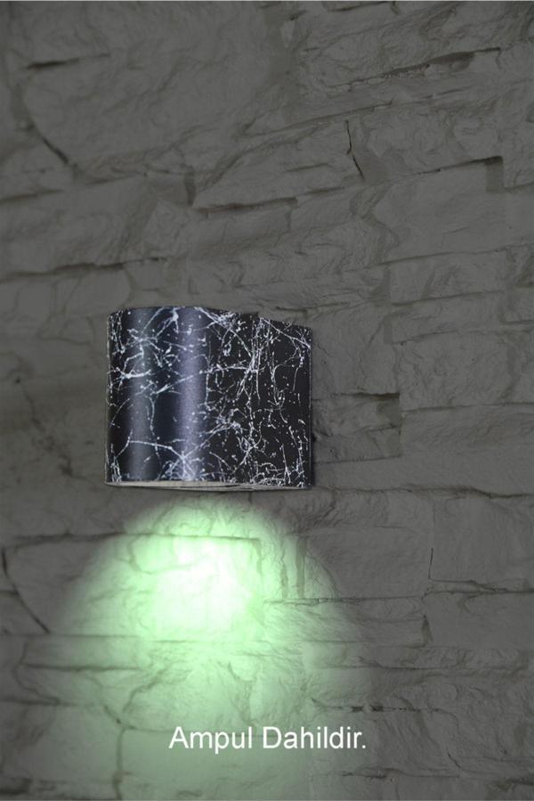 Full Reyon Yeşil Işık Led Iç - Dış Mekan Dekoratif Modern Lüks Aplik Ip65 - Image 1
