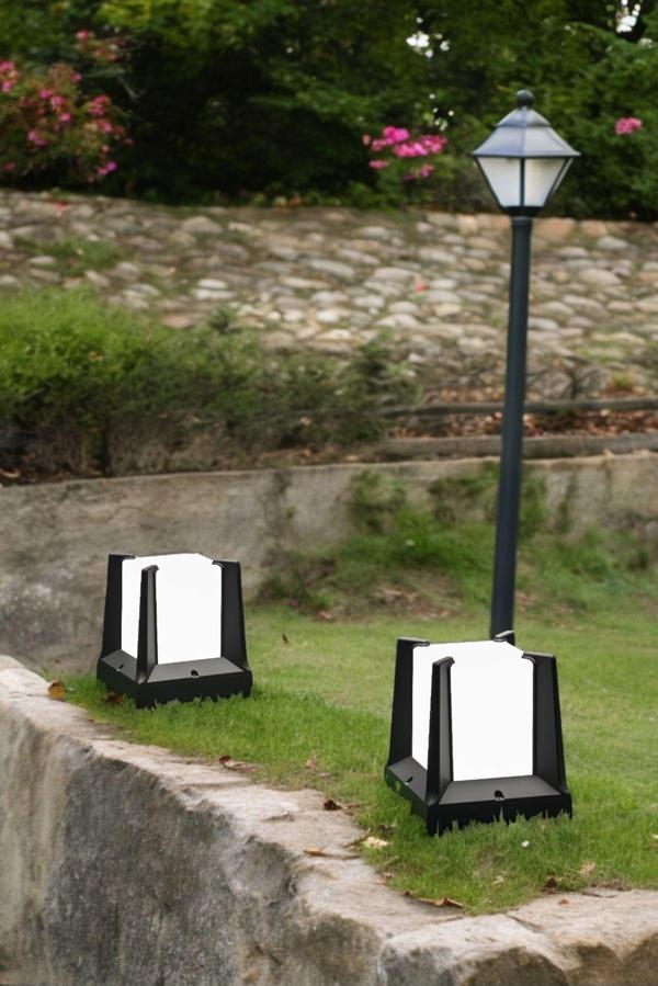 Full Reyon E27 Duylu Yeni Tasarım Dekoratif Set Üstü Bahçe Aydınlatma Armatürü, Modern Şık Bahçe Duvar Apliği - Image 1