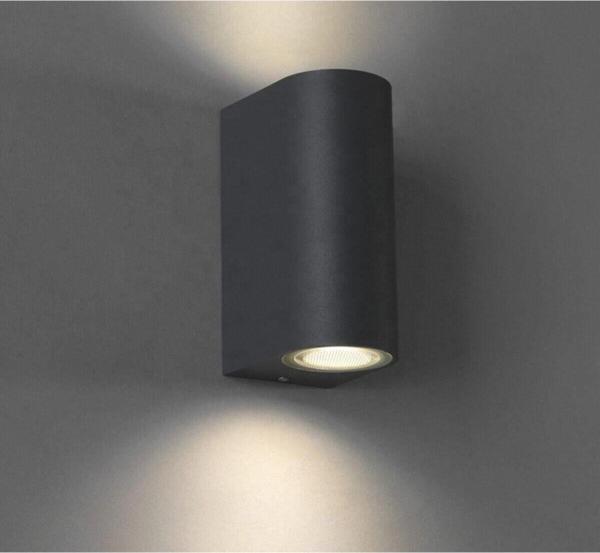 Sekizgen Led Çift Yönlü Günışığı Ledli Dış Ve Iç Mekan Uyumlu Dekoratif Aplik Antrasit Gövde - Image 1