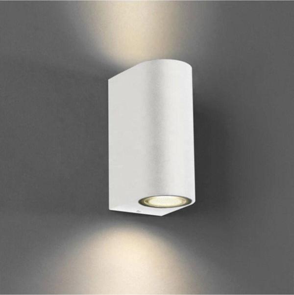 Sekizgen Led Çift Yönlü Günışığı Ledli Dış Ve Iç Mekan Uyumlu Dekoratif Aplik Beyaz Gövde - Image 1