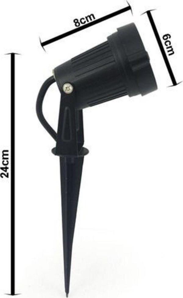 Full Reyon Elektrikle Çalışır, 5 Watt Günışığı Kazıklı Bahçe Armatürü, Çim, Çiçek, Ağaç Aydınlatma Led Armatür - Image 1