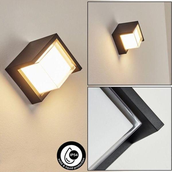 Full Reyon Elektrikle Çalışır, Alüminyum Kasa, 6 Watt Dekoratif Led Aplik, Bahçe, Balkon, Salon, Banyo Aplik - Image 1