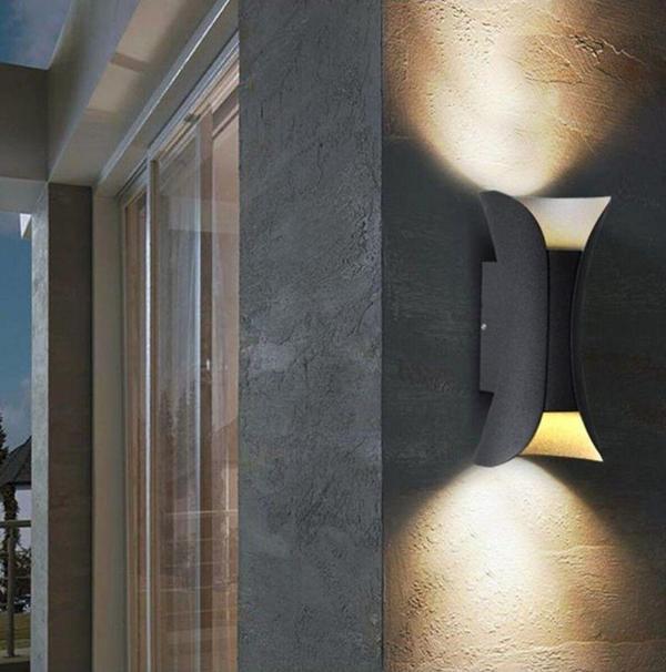Full Reyon Gün Işığı Ledli, 300 Kelvin 10 Watt Modern Tasarım Aplik, Bahçe, Balkon, Cafe, Bar, Otel Apliği - Image 1