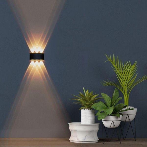 Full Reyon Modern Işık Desenli, 10 Watt, Amber Işık, İç Ve Dış Mekan, Bahçe, Salon, Balkon, Kafe, Bar Apliği - Image 1