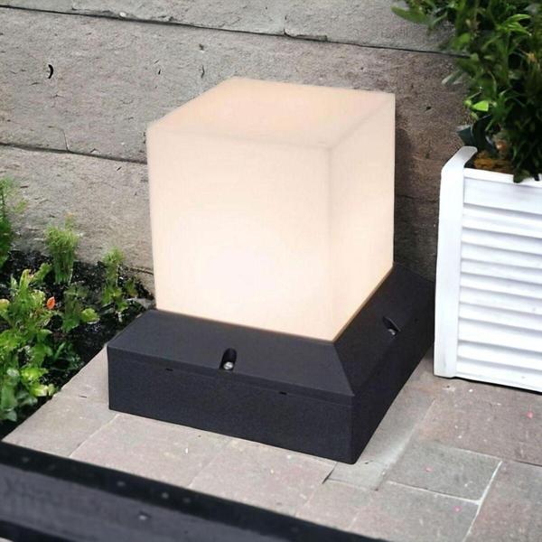 Full Reyon Simple Bahçe Armatürü, Soft Bahçe Duvar Apliği, Modern Dış Mekan Armatür, Teras, Kamelya Armatürü - Image 1