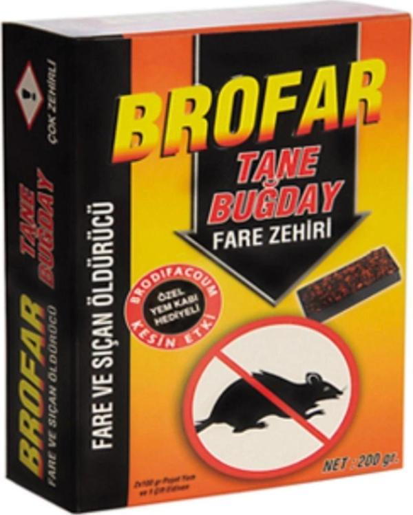 Brofar Tane Buğday Şeklinde Fare Ze.hir 200 gr - Image 1