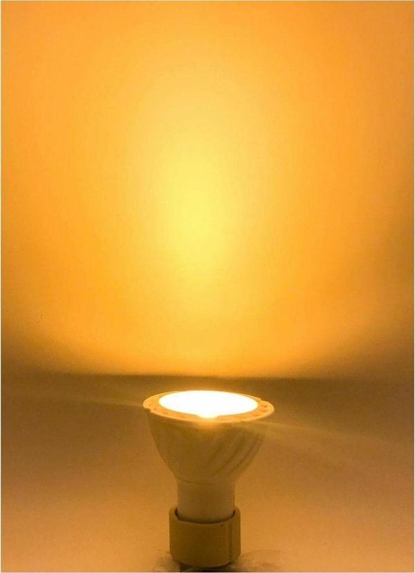 Full Reyon 2 Adet 7 W. Gu10 Duy Amber Işık Led Ampul - Image 1