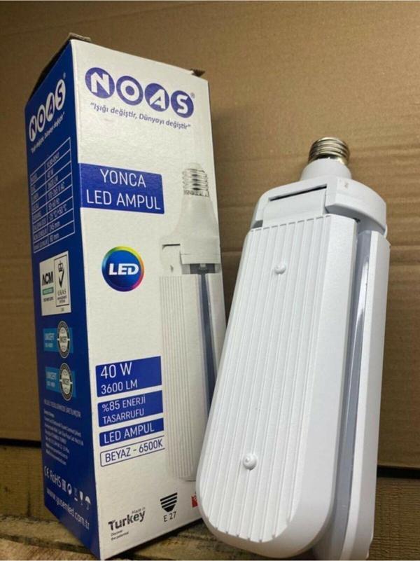 Noas 40W Yonca Led Ampul Pervane Led Ampul Güçlü Işık Tasarruflu - Image 1