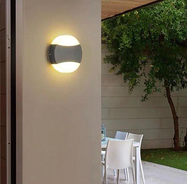 Econa Full Reyon 18 Watt Gün Işığı Ledli Dekoratif Led Duvar Aplik, Iç Ve Dış Mekan Armatürü - Image 1