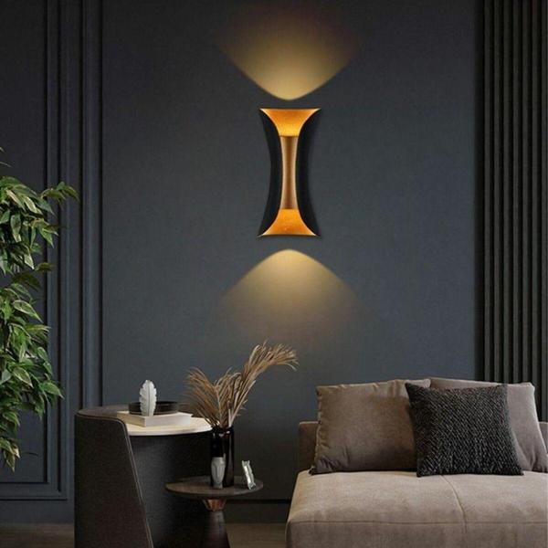 Full Reyon 10 Watt Dekoratif Led Aplik, Modern Dış Mekan Aydınlatma Armatürü, Bahçe Duvar Aplik, Modern Armatür - Image 1