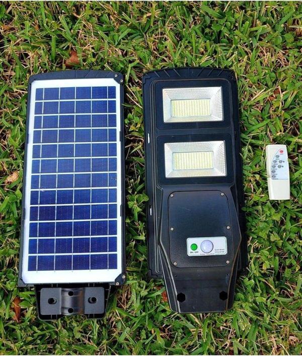 Full Reyon 100 Watt Birinci Kalite Güneş Enerjili Solar Sokak Armatürü - Çok Yüksek Işıklı Solar Sokak Lambası - Image 1