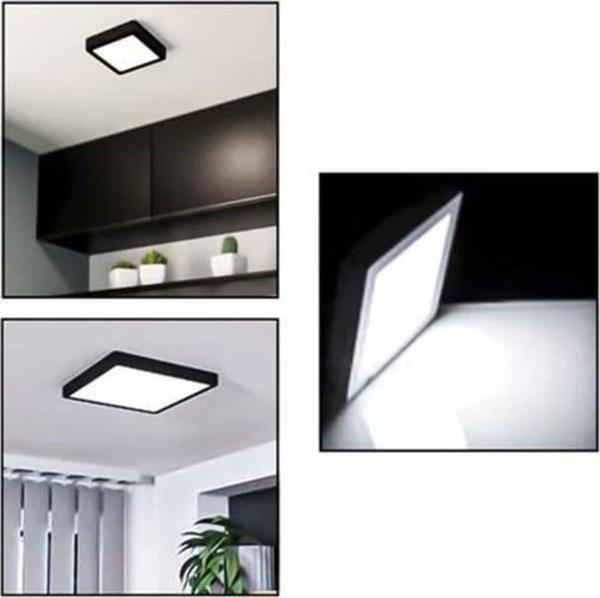 Full Reyon 18 Watt Kare Metal Kasa 6500 Kelvin Ultra Kaliteli Sıva Üstü Led Tavan Armatürü, Sıva Üstü Led Panel - Image 1