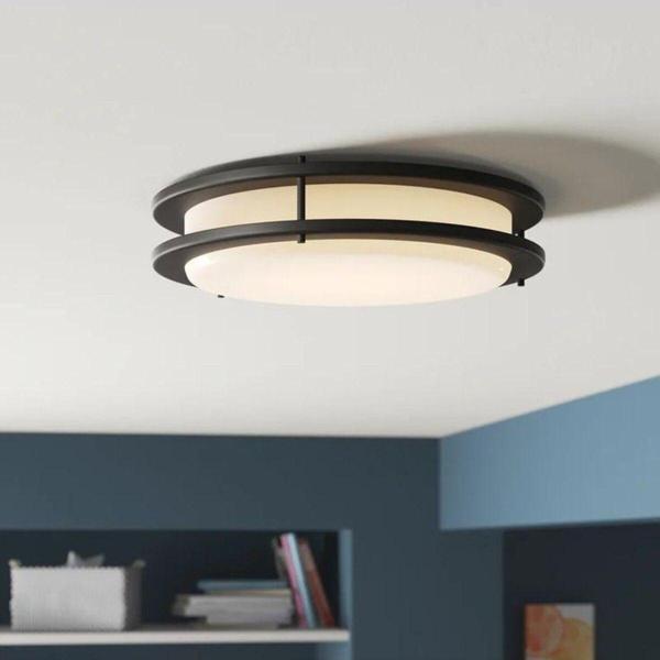 Full Reyon 24 Watt Beyaz Işık Ledli Modern Tavan Armatürü, Balkon, Teras Armatürü, Banyo Duvar Tavan Armatürü - Image 1