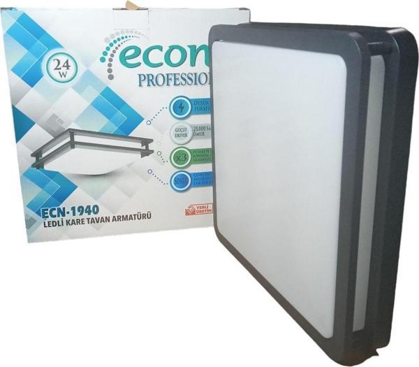 Full Reyon 24 Watt Beyaz Işık Ledli Modern Tavan Armatürü, Yeni Nesil Sıva Üstü Led Avize, Şık Tasarım Armatür - Image 1