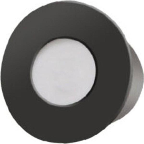 Full Reyon Mat Siyah Metal Kasa, 3 Watt Yuvarlak Sensörsüz Gün Işığı İç Mekan Merdiven Ve Basamak Armatürü - Image 1