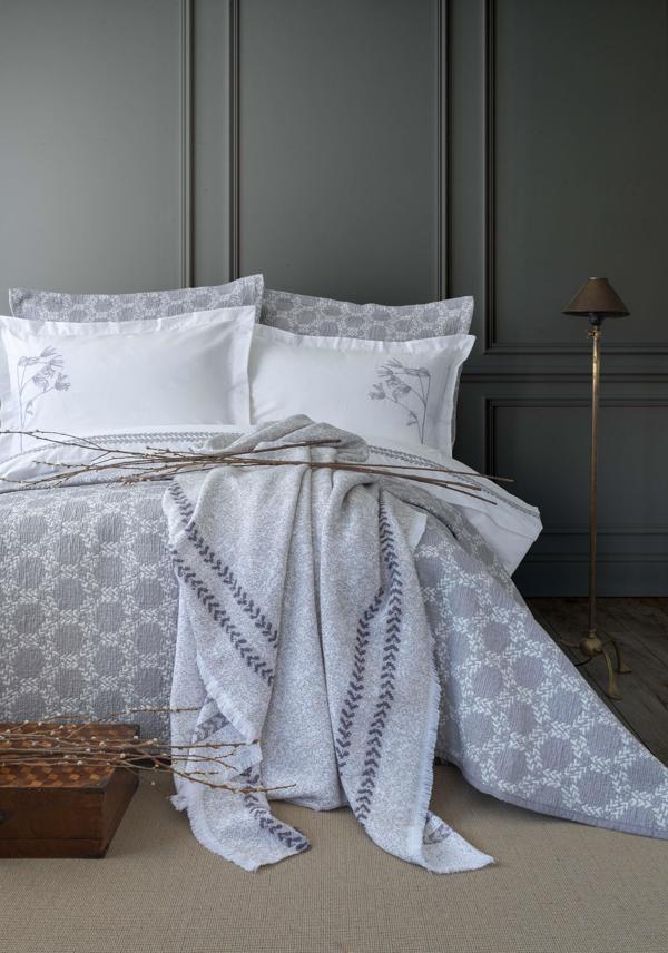 Apricitas Çift Kişilik Tımeless Prıme Set Crown Gray - Yatak Örtüsü - Image 1