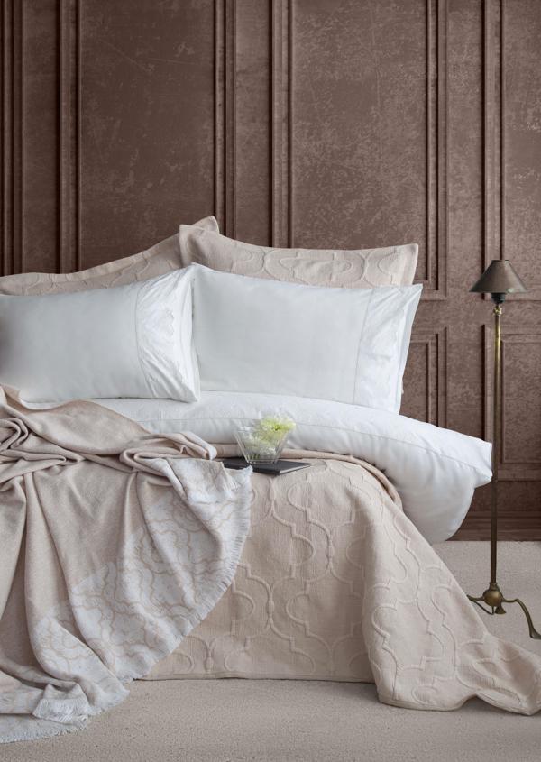 Apricitas Çift Kişilik Tımeless Prıme Set Serene Bej - Yatak Örtüsü - Image 1