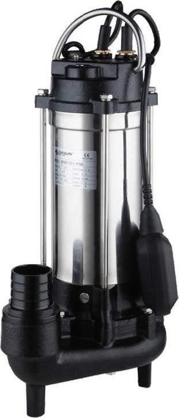 Winpo WNP 7-8 GR Flatörlü Kırıcılı Foseptik Drenaj Dalgıç Pompa 12 mss  11 m³/h Monofaze(220V) - Image 1