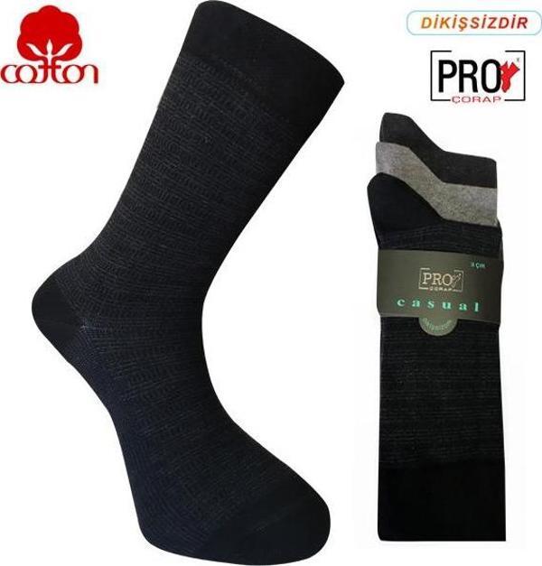 8501-1 Penye Casual 3'lü Erkek Çorabı - Image 1