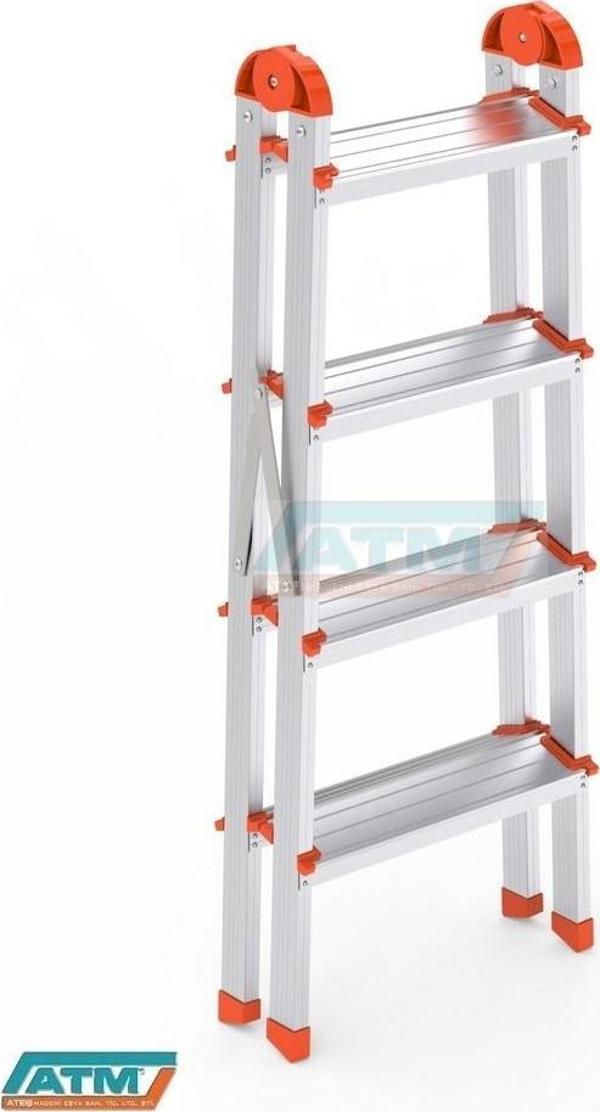 4+4 CLAS ALM ÇİFT ÇIKIŞLI MERDİVEN - Image 1