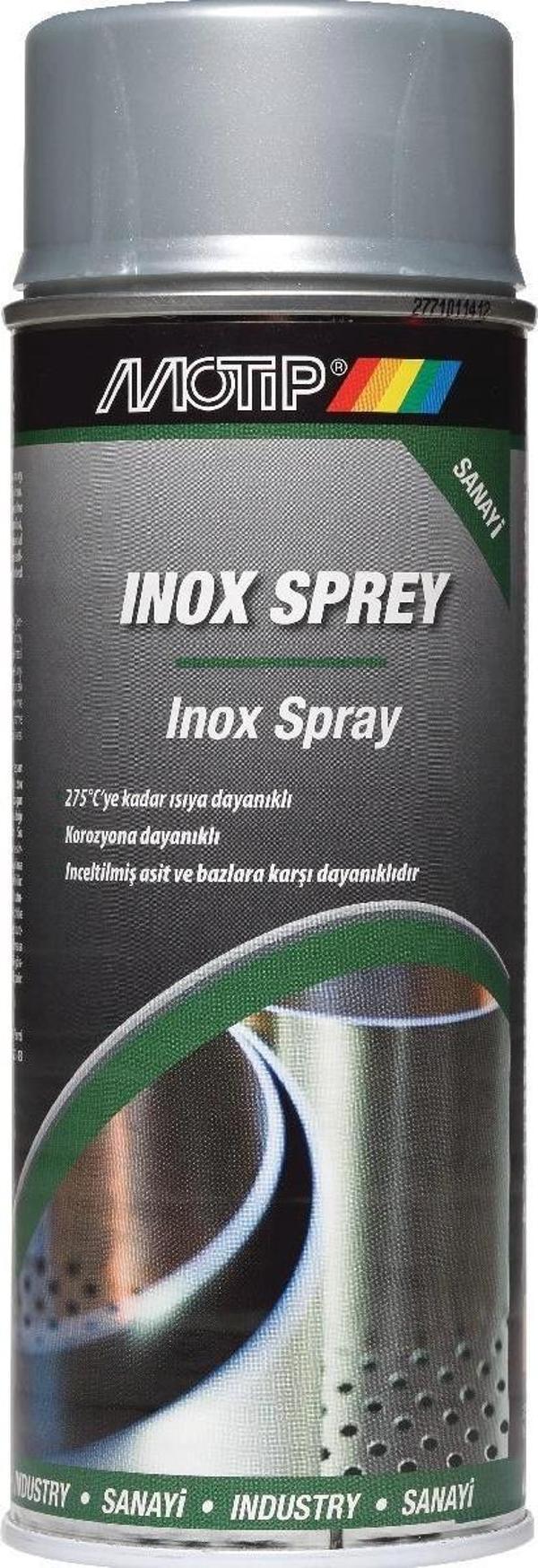 Motip Isıya Dayanıklı Paslanmaz İnox Spreyi 400 ml. - Image 1