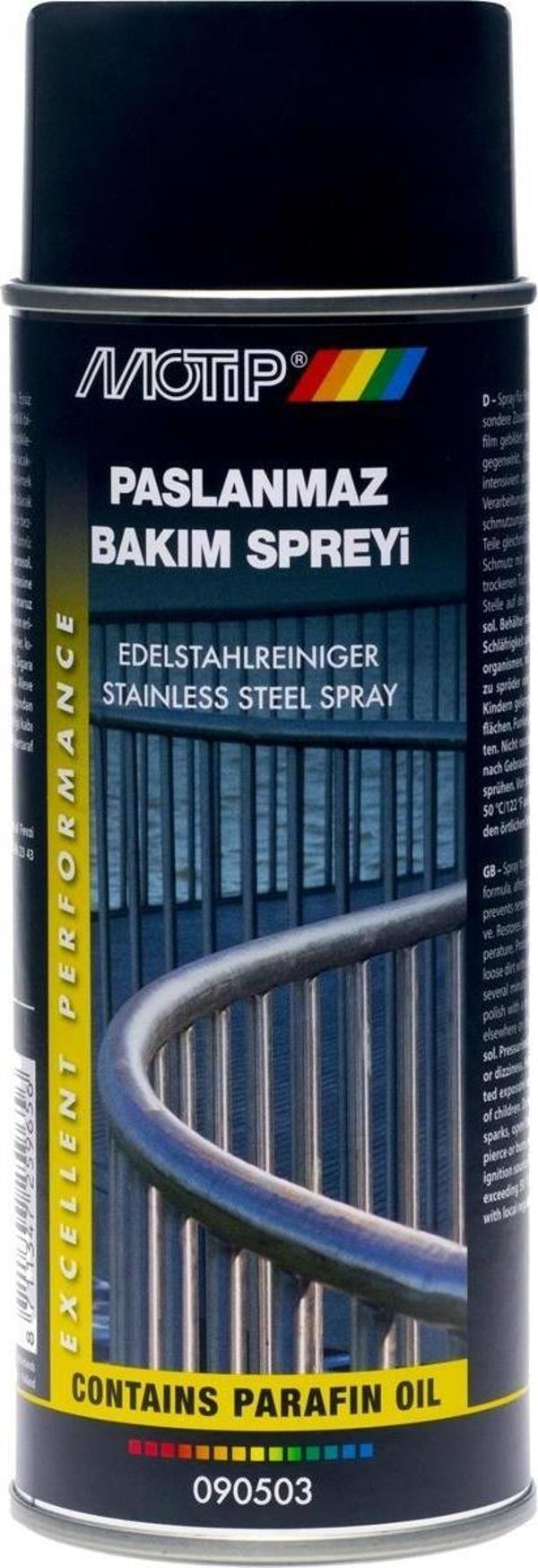 Motip Paslanmaz Ankastre Temizleyici Bakım Spreyi 400 ml. - Image 1