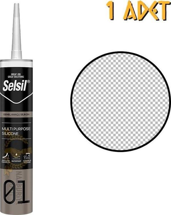 Selsil Genel Amaçlı Silikon ŞEFFAF 280 gr. - 1 Adet - Image 1