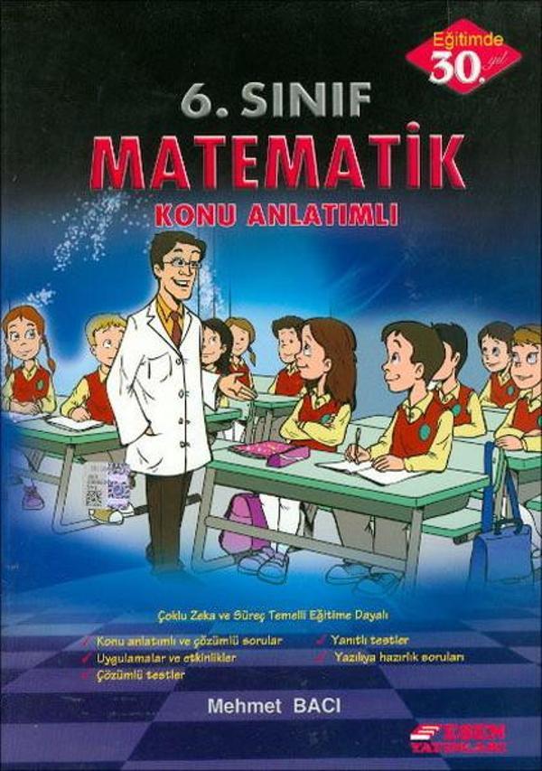 Esen 6. Sınıf Matematik Konu Anlatımlı - Esen Yayıncılık - Eğitim - Image 1