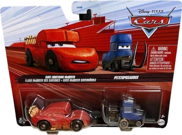 Disney Pixar Cars 2'li Cave Lıghtnıng McQueen&Pıtstoposaurus Dxv99 Hlh63 - Image 1