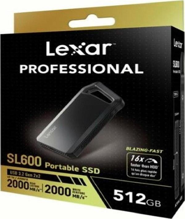 Lexar 512GB SL 600 portable SSD 2000 mb/sn - Image 1