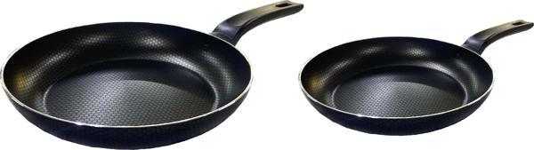 Mehtap Teflon Tava Seti 32 CM Ve  28 CM Petek Desenli 2 MM - Image 1