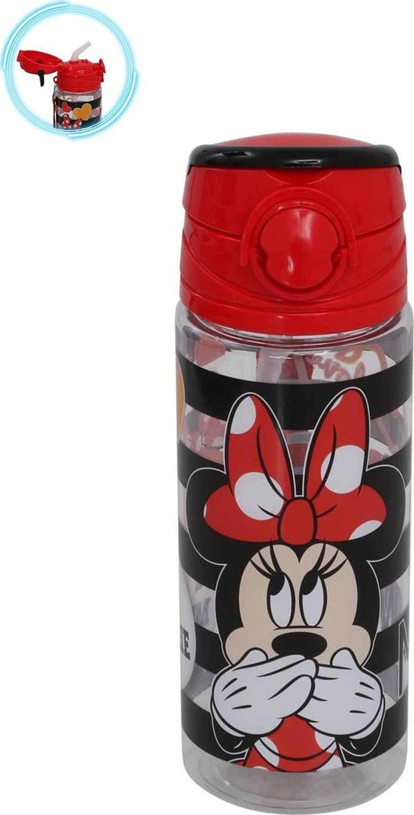 Minnie Mouse 500 Ml - Çocuk Suluk, Matara, Pipetli Suluk, Askılı Suluk Mini Fare Suluk - Image 1