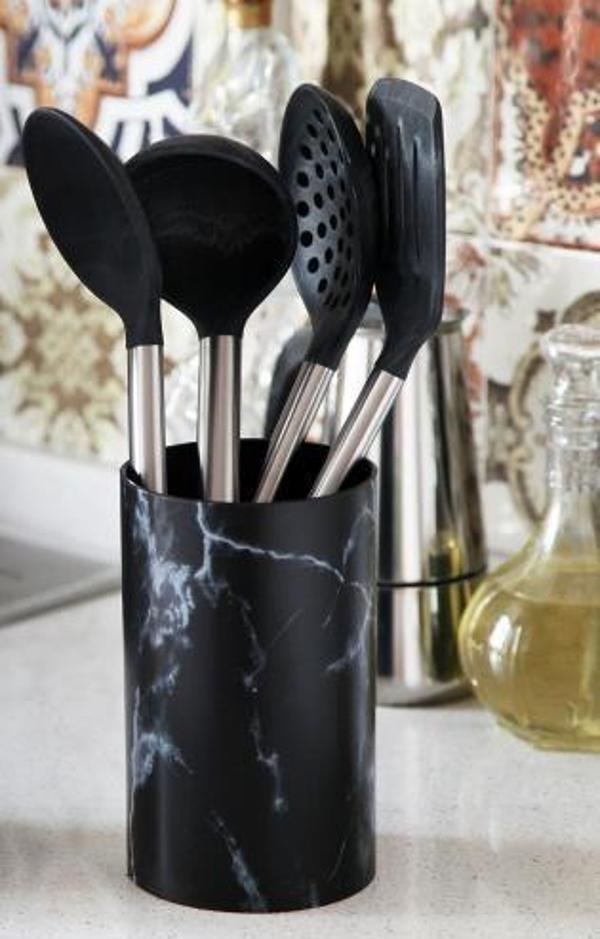 Rossel Premium Silikon Kepçe Seti Siyah G2869-S - Image 1