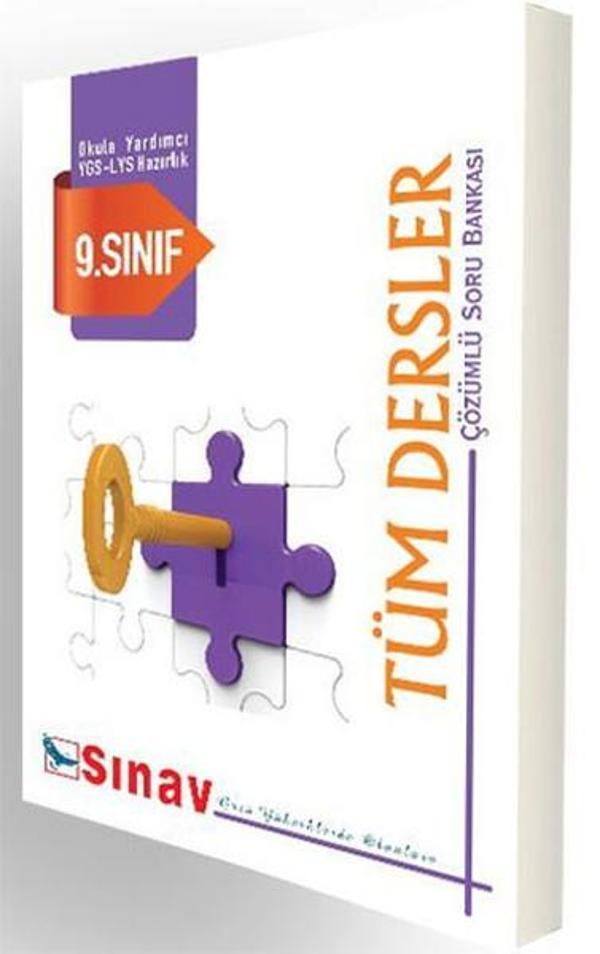 Sınav 9. Sınıf Tüm Dersler Çözümlü Soru Bankası - Sınav Dergisi Yayınları - Image 1