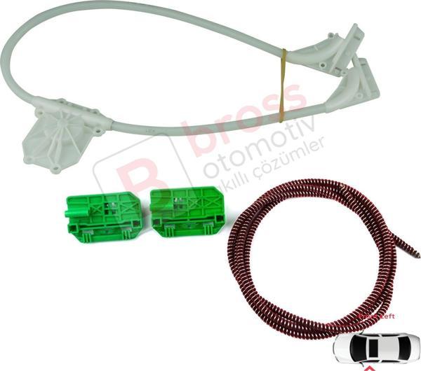 Renault Premium Kerax Midlum DAF LF 45 55 Volvo FL II FE 1400753 İçin Elektrikli Sol Cam Kriko Seti - Image 1