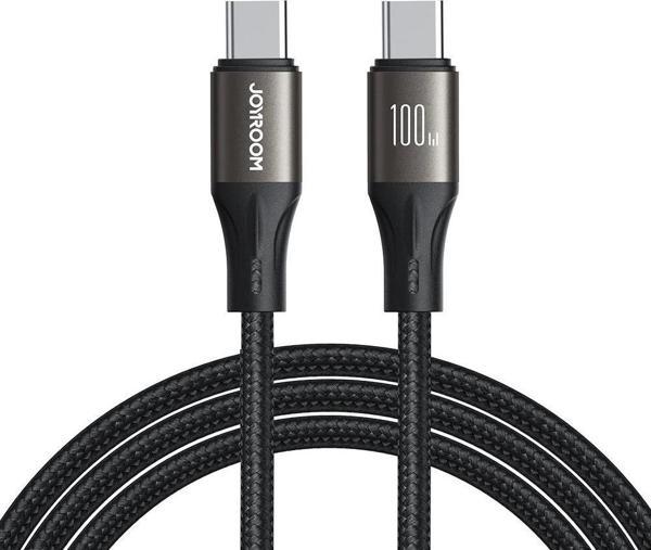 Joyroom 100W Type-C-Type-C Metal Hızlı Şarj Kablosu 1.2 Metre - Image 1