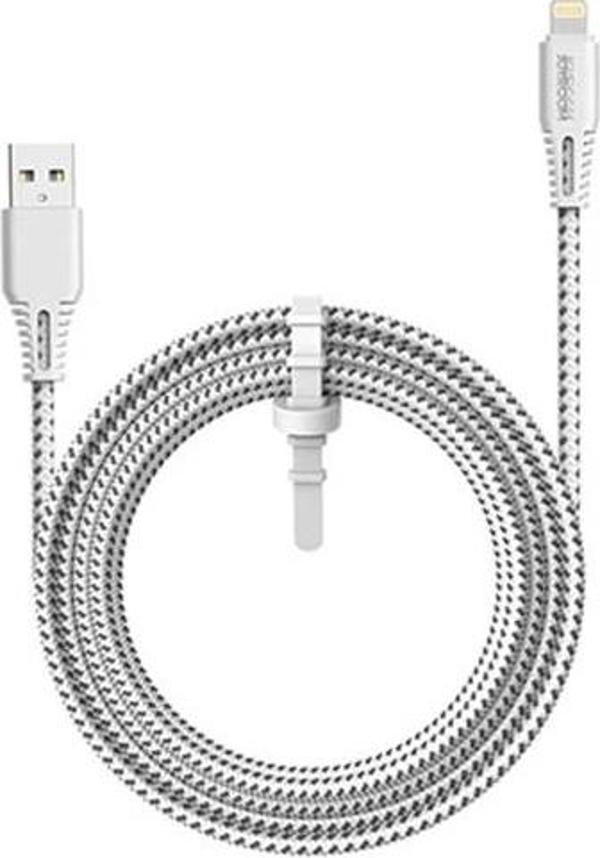 JOYROOM 2 Metre Metal Sarım Kopmaz Kablo - Image 1