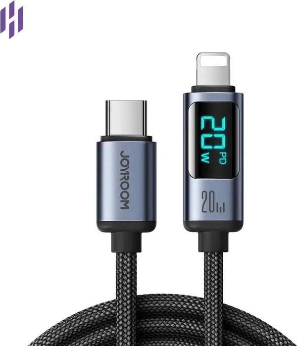 Joyroom 20W Typ-c To Lighting Digital Display Kablo 1.2m - Image 1