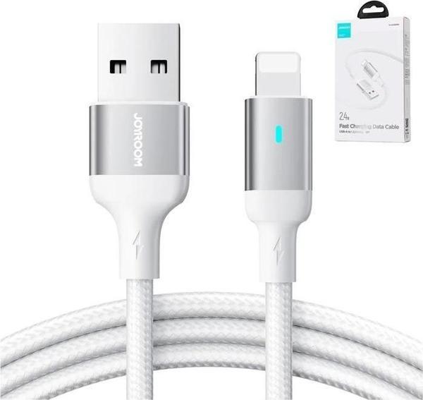 Joyroom Lighting Metal kopmaz Kablo 3m Beyaz - Image 1