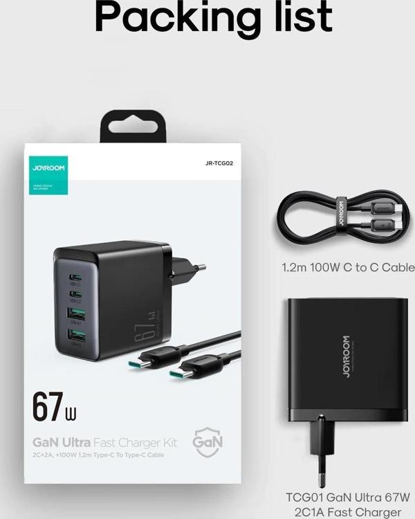 Joyroom 67 W Pd Usb Çoklu Şarj Kablosu - Image 1