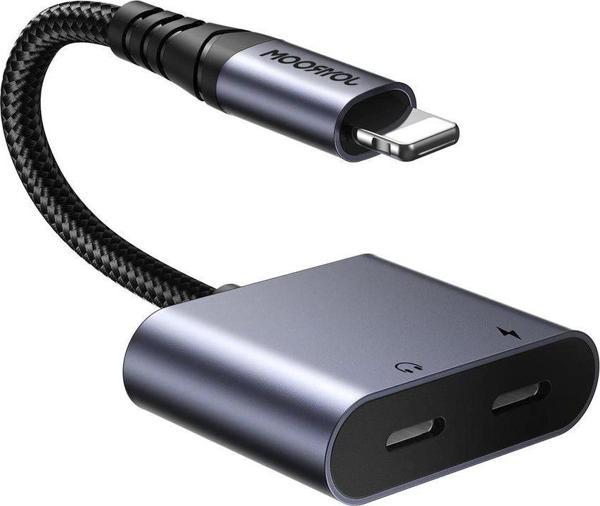 Joyroom Arama Destekli Audio Adapter Lightning - Dual Lightning - Image 1