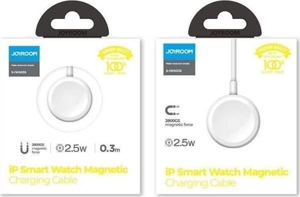 Joyroom S-IW003S İphone Watch 2.5W Qi Kablosuz Şarj Cihazı 30 Cm - Image 1